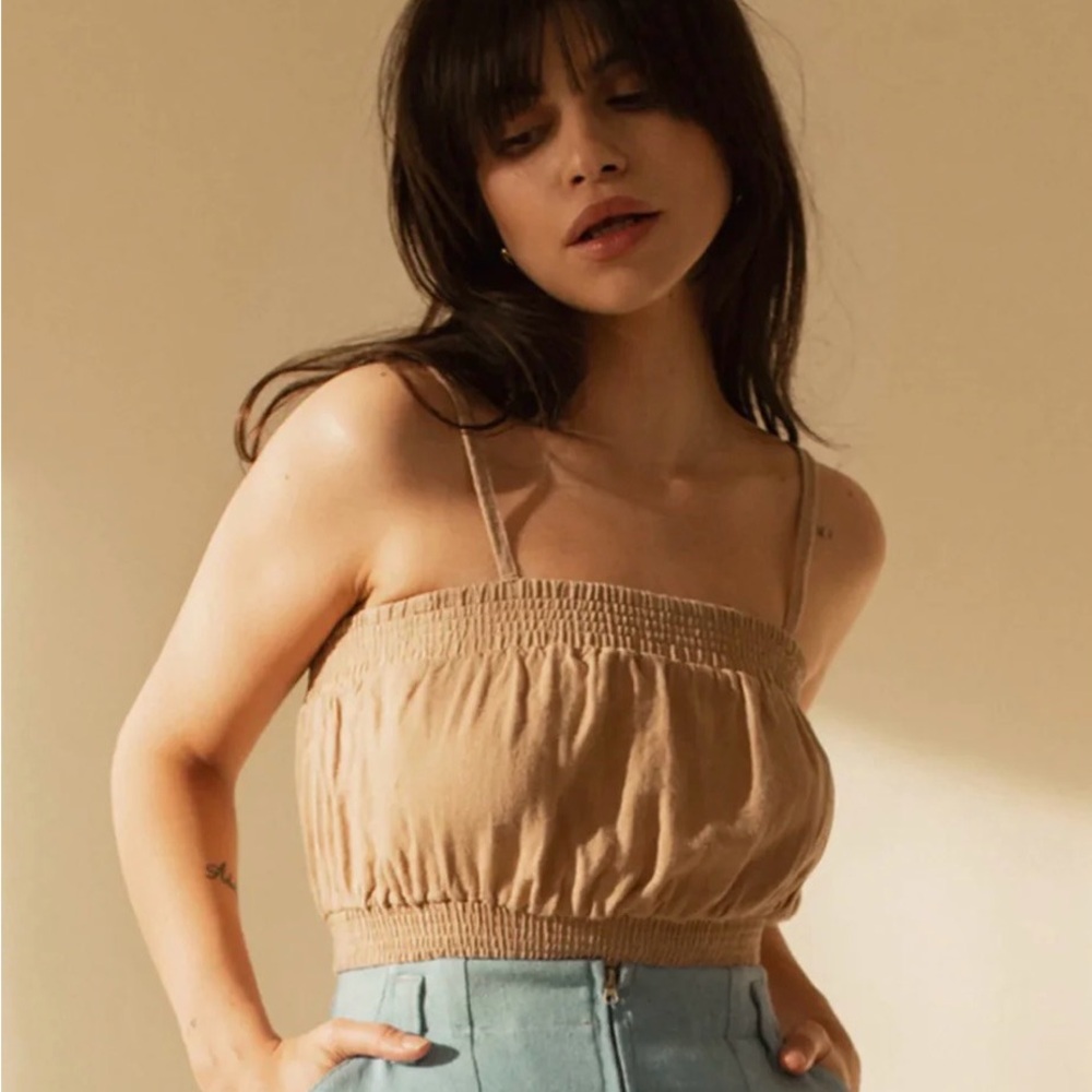 Harly Jae Poésie top in taupe